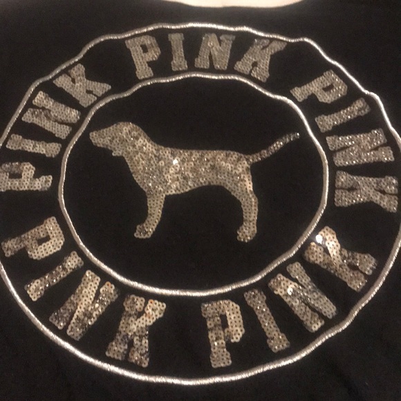 PINK Victoria's Secret Tops - Victoria Secret Sequined Tee